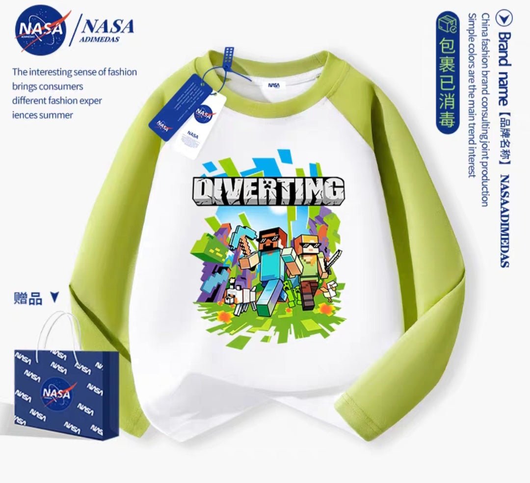Chandails minecraft enfants - Nasa over kids
