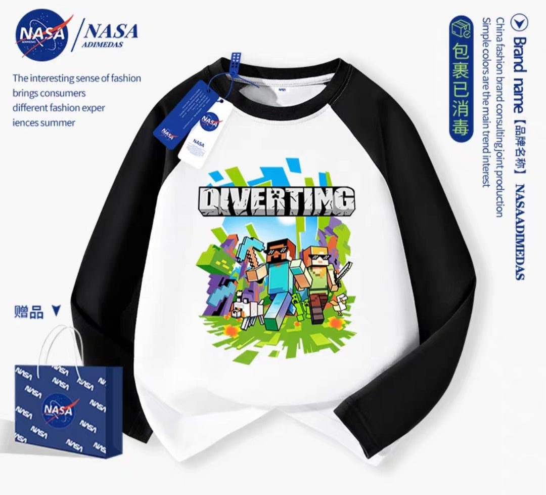 Chandails minecraft enfants - Nasa over kids