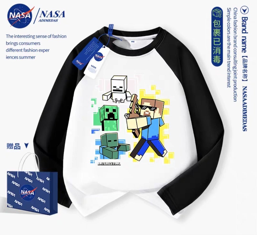 Chandails minecraft enfants - Nasa over kids