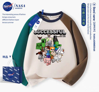 Chandails minecraft enfants - Nasa over kids